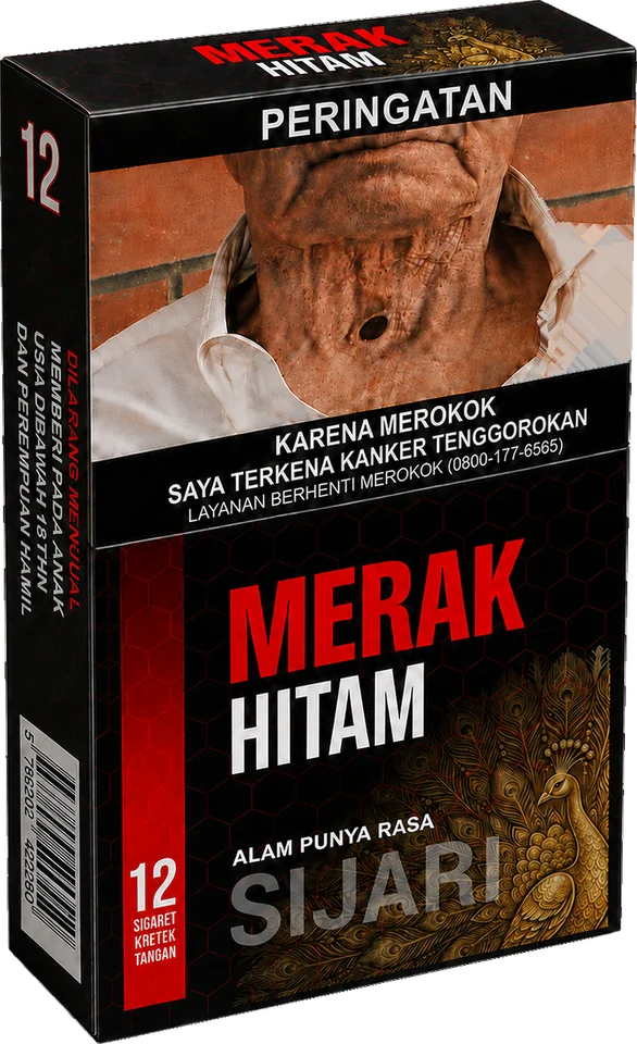Kemasan Merak Hitam 12
